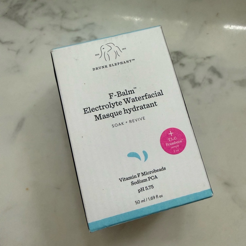 Drunk Elephant F-Balm Electrolyte Waterfacial Mask